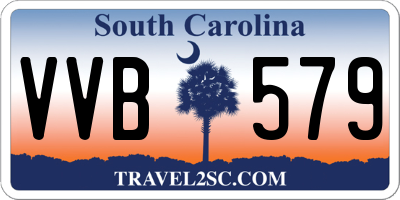 SC license plate VVB579