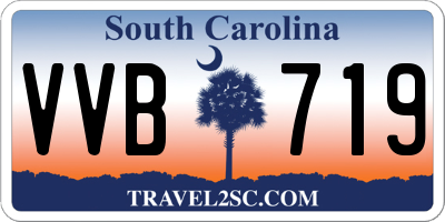 SC license plate VVB719
