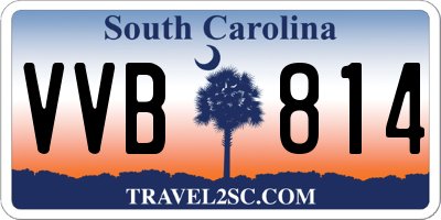 SC license plate VVB814