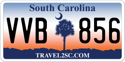 SC license plate VVB856