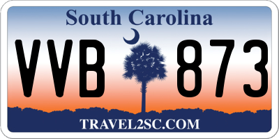 SC license plate VVB873