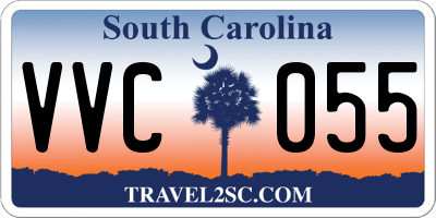 SC license plate VVC055