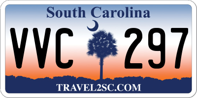SC license plate VVC297