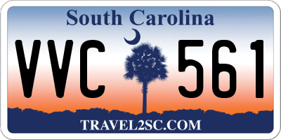 SC license plate VVC561