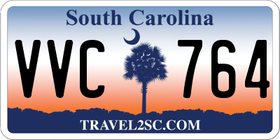 SC license plate VVC764