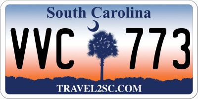 SC license plate VVC773