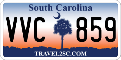 SC license plate VVC859