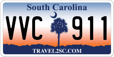 SC license plate VVC911