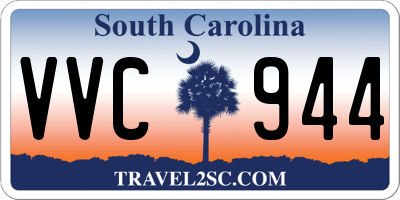 SC license plate VVC944