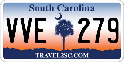 SC license plate VVE279