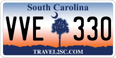 SC license plate VVE330