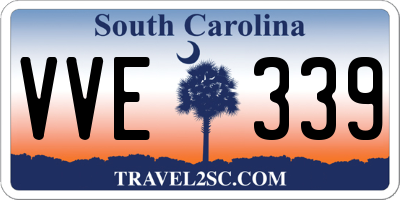 SC license plate VVE339