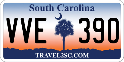 SC license plate VVE390