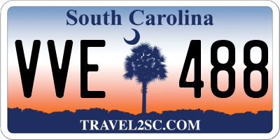 SC license plate VVE488