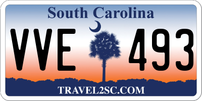 SC license plate VVE493