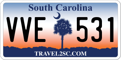 SC license plate VVE531