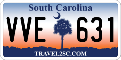SC license plate VVE631