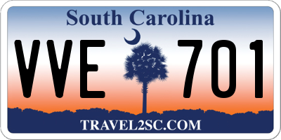 SC license plate VVE701