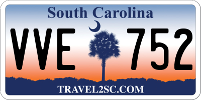 SC license plate VVE752