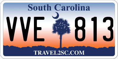 SC license plate VVE813