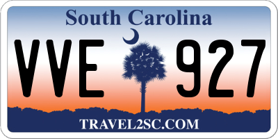 SC license plate VVE927
