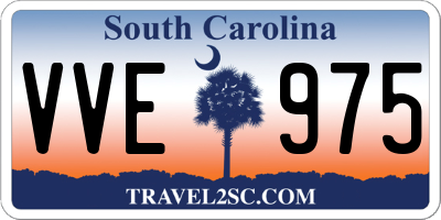 SC license plate VVE975