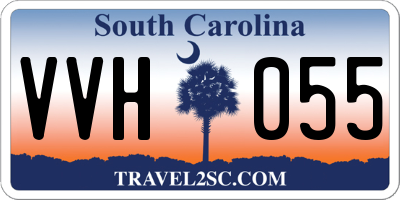 SC license plate VVH055