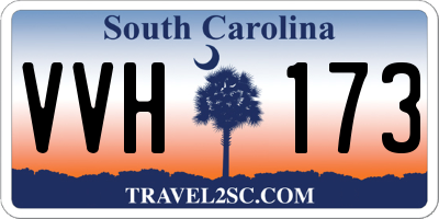 SC license plate VVH173