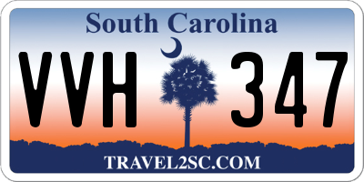 SC license plate VVH347