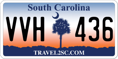 SC license plate VVH436