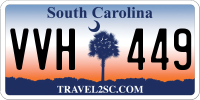 SC license plate VVH449