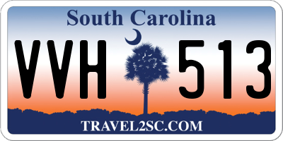 SC license plate VVH513