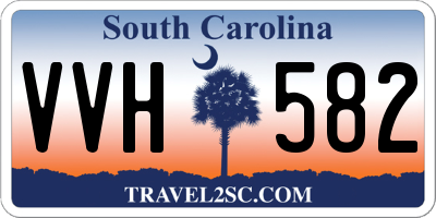 SC license plate VVH582