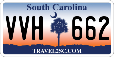 SC license plate VVH662