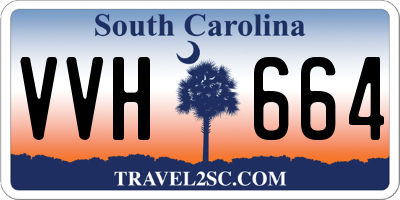 SC license plate VVH664