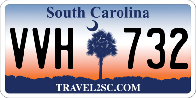 SC license plate VVH732