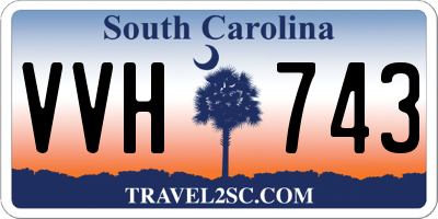 SC license plate VVH743