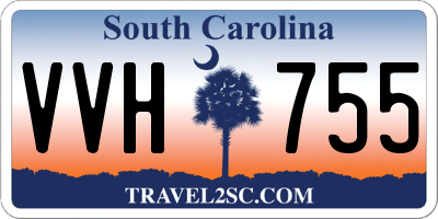 SC license plate VVH755