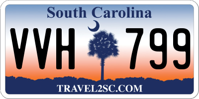 SC license plate VVH799