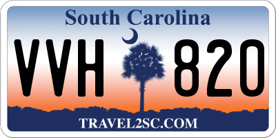 SC license plate VVH820