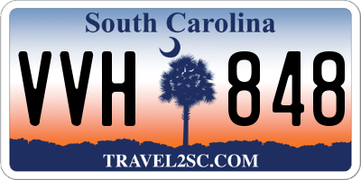 SC license plate VVH848