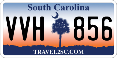 SC license plate VVH856