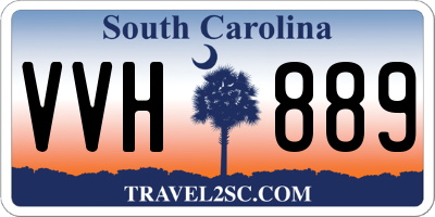 SC license plate VVH889