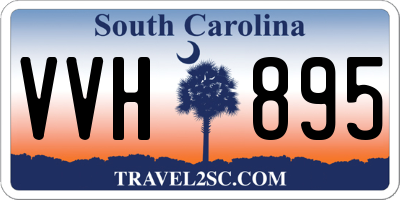 SC license plate VVH895
