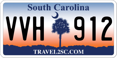 SC license plate VVH912