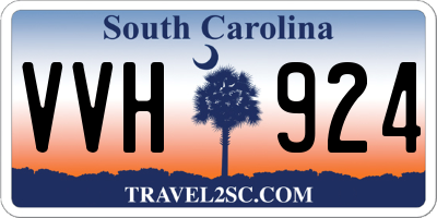 SC license plate VVH924