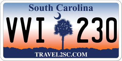 SC license plate VVI230