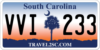 SC license plate VVI233