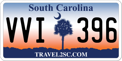 SC license plate VVI396