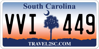 SC license plate VVI449